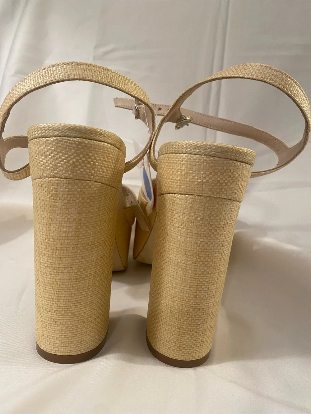 NWT Tuckernuck Pippa raffia platform sandals espadrilles size 10.5